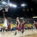 Michigan sophomore Trey Burke scores in the second half on Monday. Daniel Brenner I AnnArbor.com